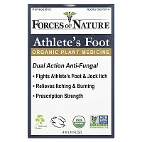 Forces of Nature, Athlete&#x27;s Foot, Organic Plant Medicine, 0.14 fl oz (4 ml)