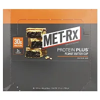 MET-Rx, Protein Plus Bar, Peanut Butter Cup, 9 Bars, 3 oz (85 g) Each