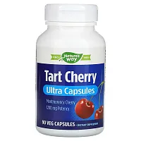 Nature&#x27;s Way, Tart Cherry, Ultra Capsules, 1,200 mg, 90 Veg Capsules