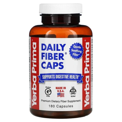 Yerba Prima, Daily Fiber Caps, 180 Capsules