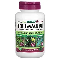 NaturesPlus, Herbal Actives, Tri-Immune, 60 Extended Release Tablets