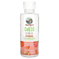 MaryRuth&#x27;s, CoQ10 Liposomal, Citrus Peach, 7.6 fl oz (225 ml)