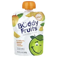 Buddy Fruits, Blended Fruits, Mango, Banana &amp; Passion, 3.2 oz (90 g)