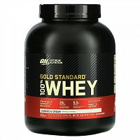 Optimum Nutrition, Gold Standard 100% Whey, сыворотка со вкусом печенья со сливками, 2,1 кг (4,63 фунта)