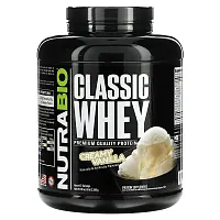 NutraBio, Classic Whey Protein, Creamy Vanilla, 5 lbs (2,268 g)