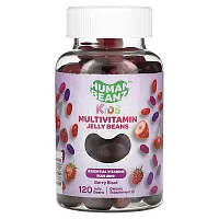 Human Beanz, Kids, Multivitamin Jelly Beans, Berry Blast, 120 Jelly Beans