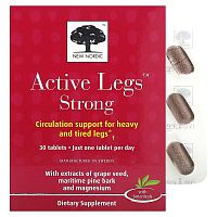 New Nordic, Active Legs Strong, 30 Tablets