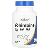 Nutricost, Yohimbine, 5 mg, 240 Capsules