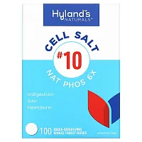 Hyland&#x27;s Naturals, Cell Salt #10 , 100 Quick-Dissolving Single Tablet Doses