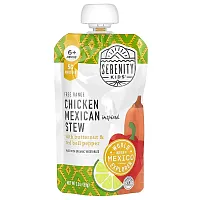 Serenity Kids, Chicken Mexican Inspired Stew with Butternut &amp; Red Bell Pepper, 6+ Months, 3.5 oz (99 g)