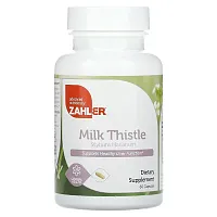 Zahler, Milk Thistle, Silybum Marianum, 60 Capsules