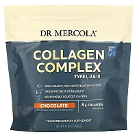 Dr. Mercola, Collagen Complex Type l, ll &amp; lll, Chocolate, 5 g, 14.81 oz (420 g)