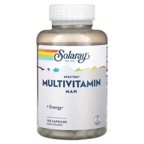 Solaray, Spectro Multivitamin, Man, 120 Capsules