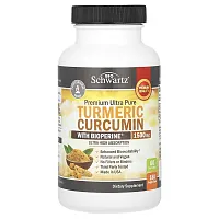 BioSchwartz, Premium Ultra Pure, Turmeric Curcumin With Bioperine, 1,500 mg, 180 Veggie Caps (500 mg Per Capsule)