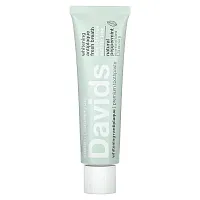 Davids Natural Toothpaste, Premium Toothpaste, Whitening + Antiplaque, Natural Peppermint, 1.75 oz (50 g)