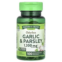 Nature&#x27;s Truth, Odorless Garlic &amp; Parsley, 100 Quick Release Softgels