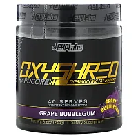 EHPlabs, OxyShred Hardcore, Thermogenic Fat Burner, Grape Bubblegum, 8.6 oz (244 g)