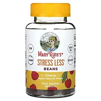 MaryRuth&#x27;s, Stress Less Beans, Cherry, 75 mg , 90 Beans (25 mg Per 1 Bean)