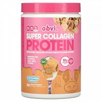 Obvi, Super Collagen Protein, хлопья из корицы, 348 г (12,27 унции)