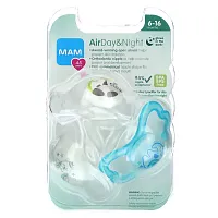 MAM, Air Day &amp; Night Pacifier, 6-16 Months, 3 Count