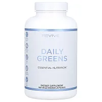 Revive, Daily Greens, 180 Vegetarian Capsules