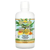 Dynamic Health, Organic Aloe Vera, Orange Mango, 32 fl oz (946 ml)