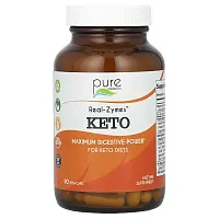 Pure Essence, Real-Zymes Keto, 90 Vegi-Caps