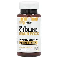 Natural Stacks, Acetyl-Choline Brain Food, 60 Vegan Capsules