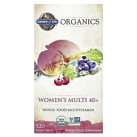 Garden of Life, Organics, Women&#x27;s Multi 40+, 120 Vegan Tablets