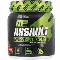 MusclePharm, Assault Energy + Strength, для приема перед тренировкой, Fruit Punch, 345 г (0,76 фунта)