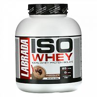 Labrada Nutrition, ISO Whey, 100%-ный изолят сывороточного белка, шоколад, 5 фунтов (2268 г)