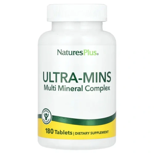 NaturesPlus, Ultra-Mins, Multiple Mineral with Whole Foods, 180 Tablets