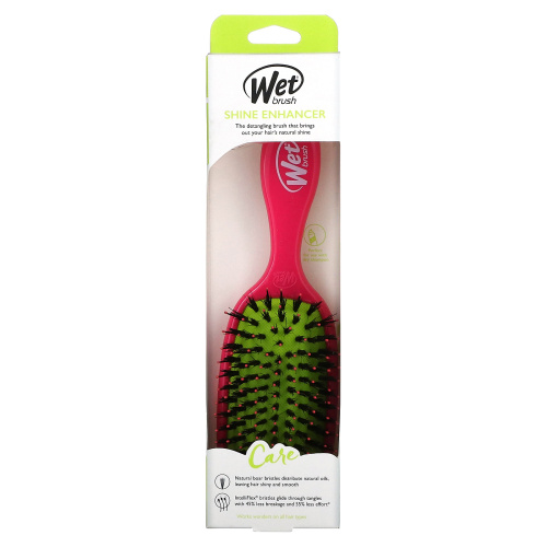 Wet Brush, Shine Enhancer Brush, Pink, 1 Brush фото 2