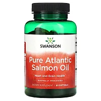 Swanson, Pure Atlantic Salmon Oil, 90 Softgels