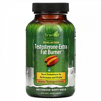 Irwin Naturals, Testosterone-Extra Fat Burner, 60 мягких таблеток