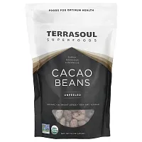 Terrasoul Superfoods, Cacao Beans, Unpeeled, 16 oz (454 g)