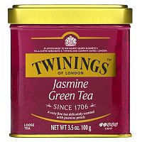 Twinings, Jasmine Green, Loose Tea, 3.53 oz (100 g)