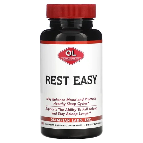 Olympian Labs, Rest Easy, 60 Vegetarian Capsules