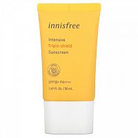 Innisfree, Triple-Shield, интенсивный солнцезащитный крем с тремя уровнями защиты, SPF50 + PA ++++, 50 мл (1,69 жидк. унции)