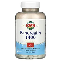 KAL, Pancreatin 1400, 250 Tablets