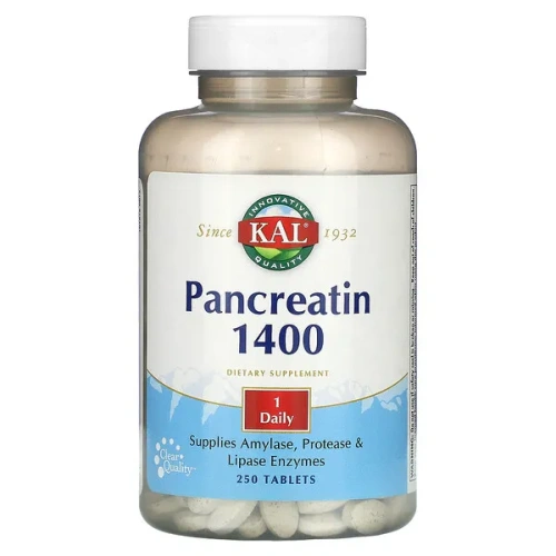 KAL, Pancreatin 1400, 250 Tablets