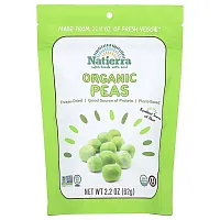 Natierra, Organic Freeze-Dried Peas, 2.2 oz (62 g)