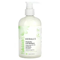 DERMA E, Ramos Clean Curls, Wash Day Curl Shampoo, For Wavy, Curly and Coily Hair, 12 fl oz (355 ml)