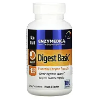 Enzymedica, Digest Basic, Essential Enzyme Formula, 180 Capsules