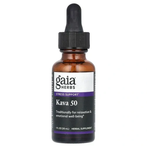 Gaia Herbs, Kava 50, 1 fl oz (30 ml)