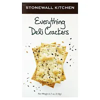 Stonewall Kitchen, Deli Crackers, Everything, 4.7 oz (133 g)