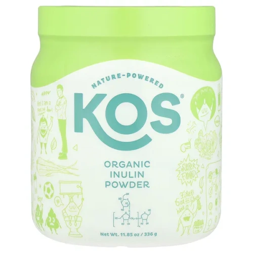 KOS, Organic Inulin Powder, 11.85 oz (336 g)