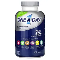 One-A-Day, Men&#x27;s 50+, Complete Multivitamin, 200 tablets