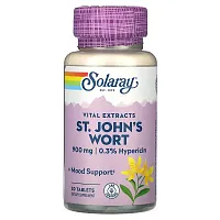 Solaray, Vital Extracts, St. John&#x27;s Wort, 900 mg, 30 Tablets