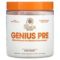 The Genius Brand, Genius Pre, Sour Cherry, 11.64 oz (330 g)